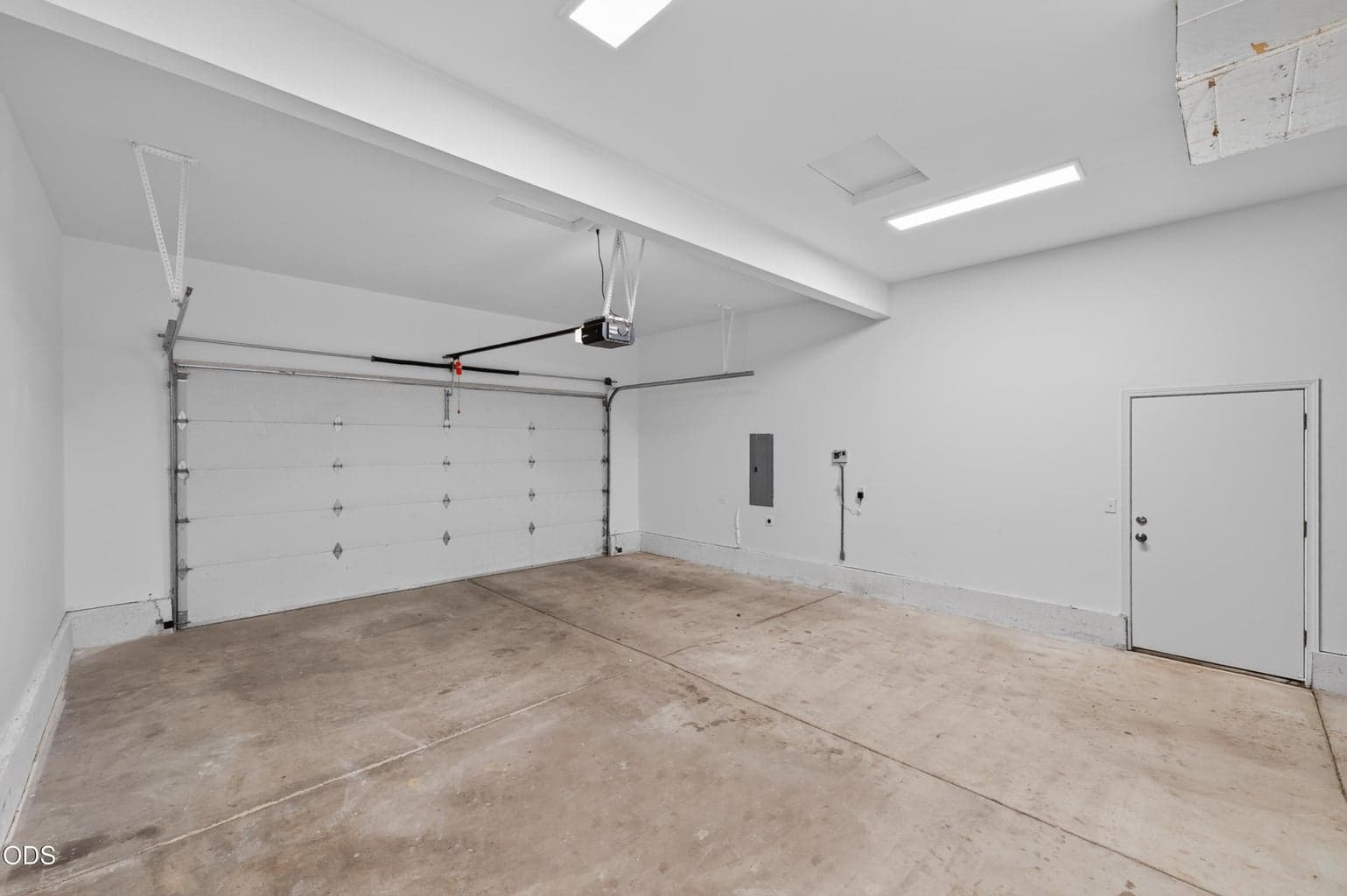 Oversized two car garage