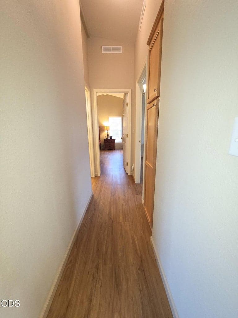 Hallway to bedrooms and bathrooms