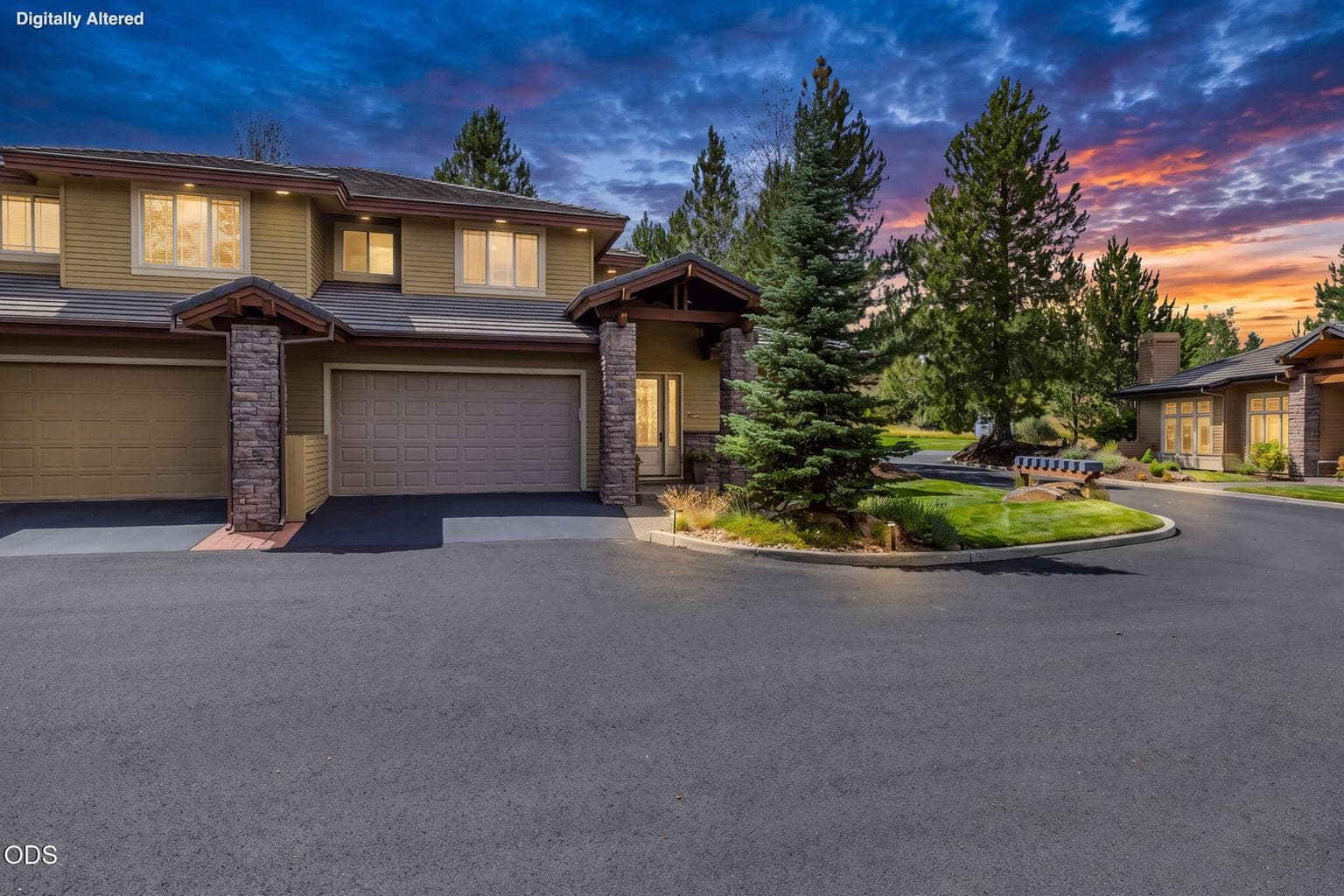 Two car garage