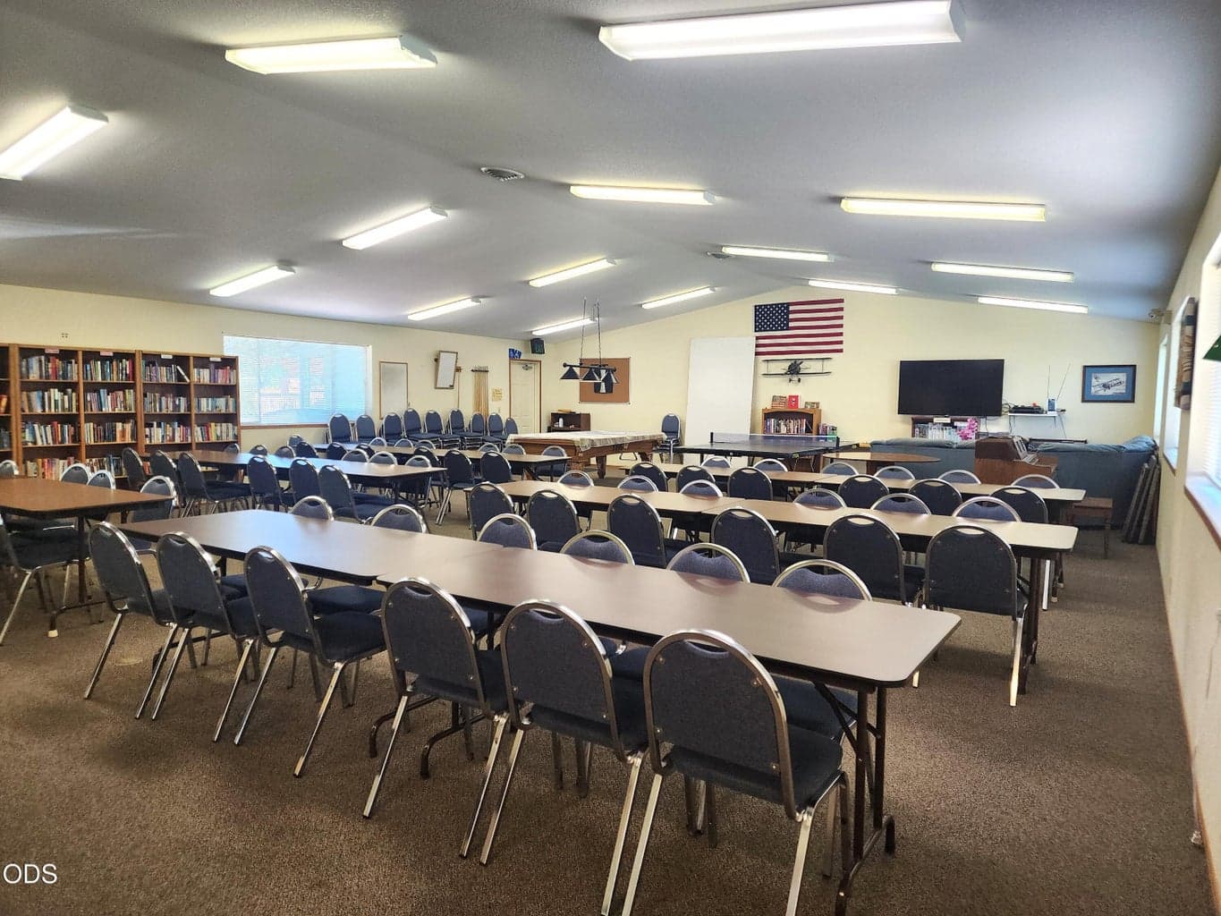 Meeting room inside clubhouse
