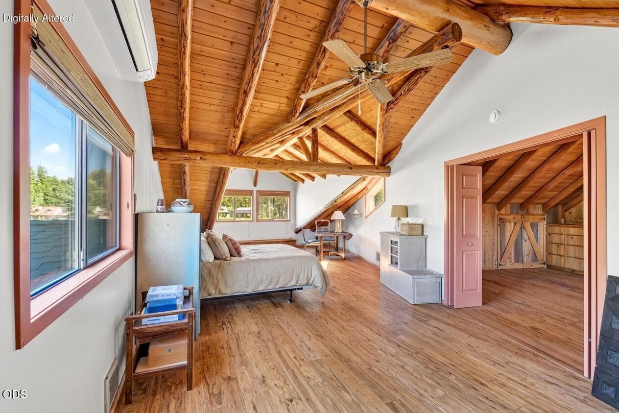 Upper level room, virtually staged