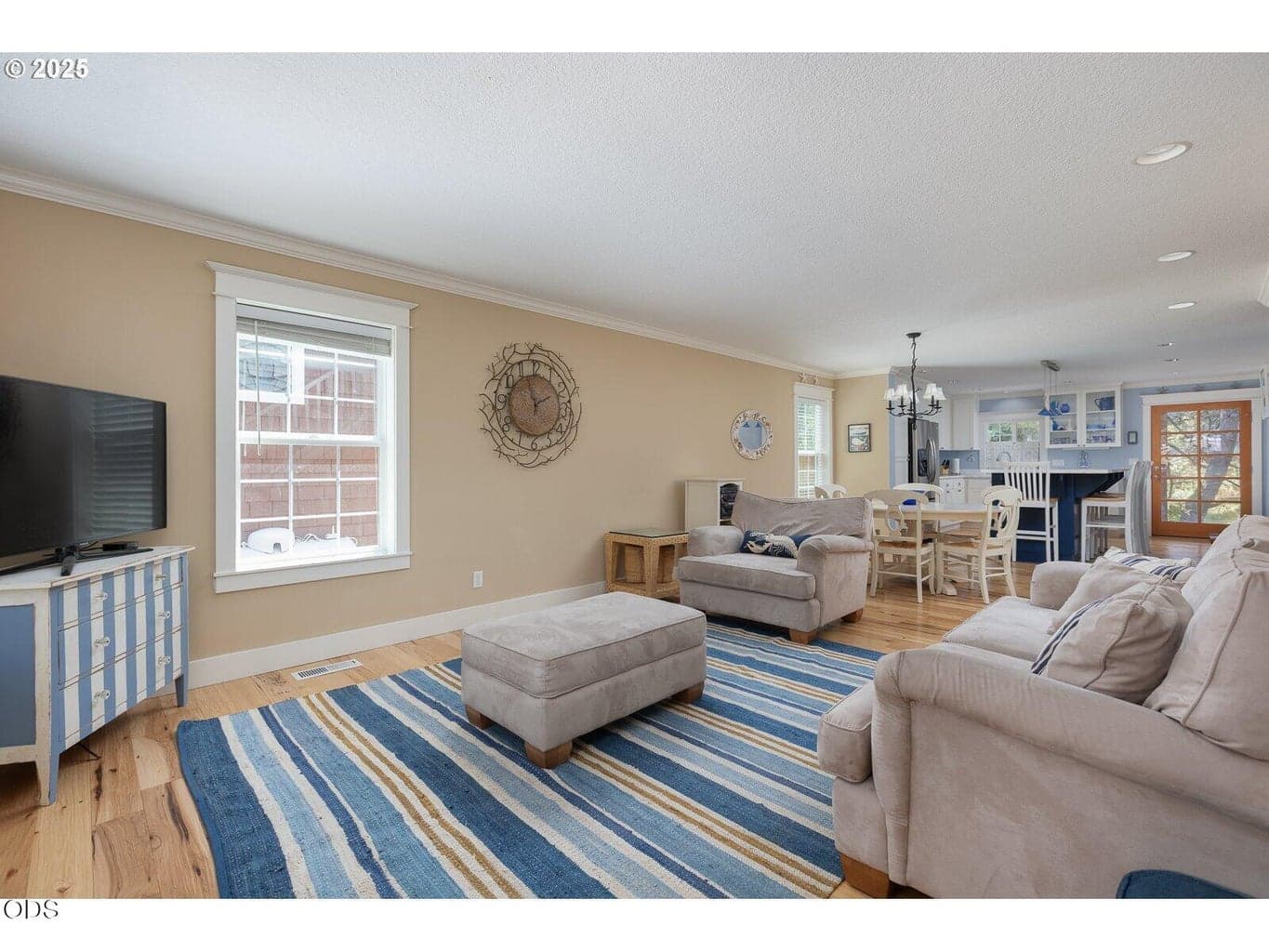 Great room with so much light.