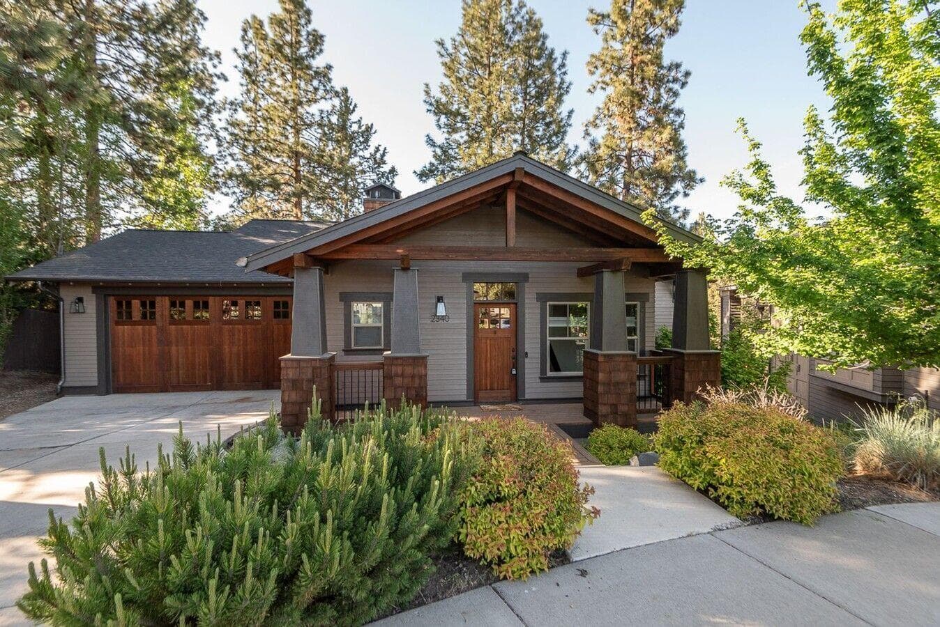 Tucked back in a quiet cul d sac is this well built craftsman style home in Northwest Crossing.