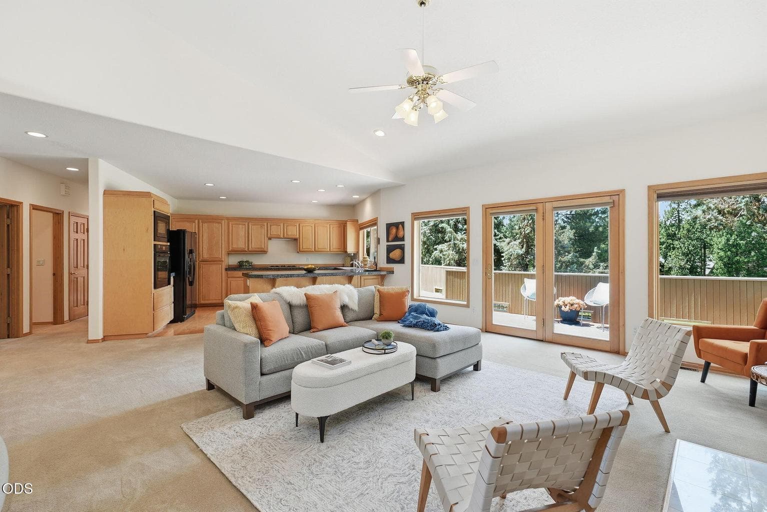 Open concept living space