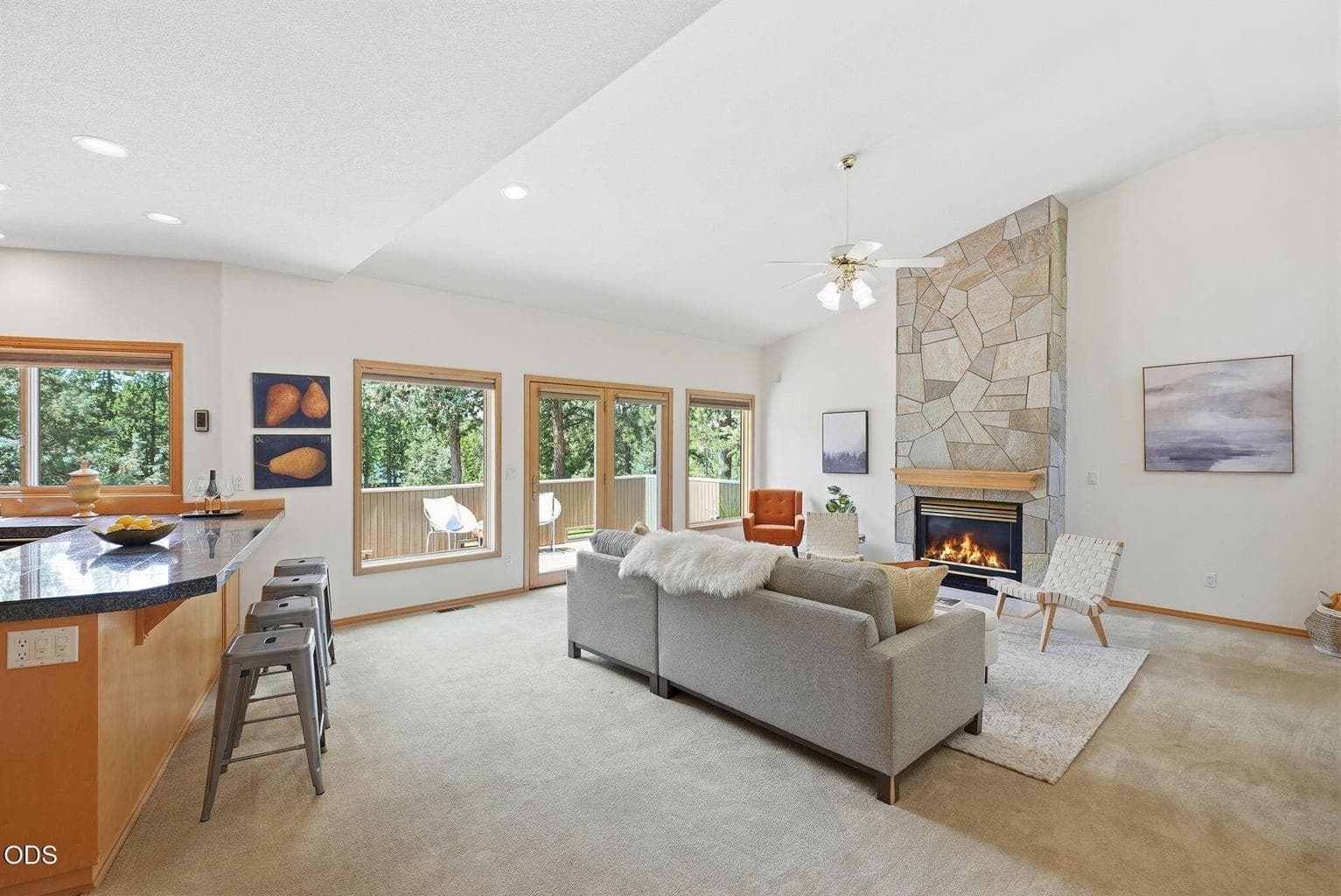 Skylights throughout home