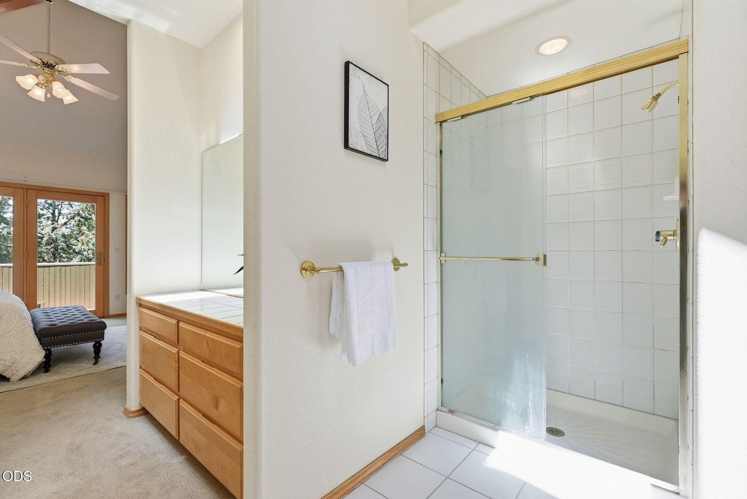 Primary Bath with Natural Light