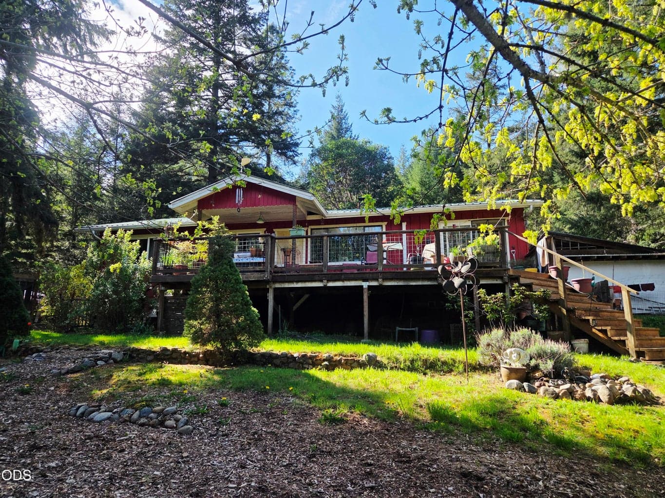 Main house view from garden