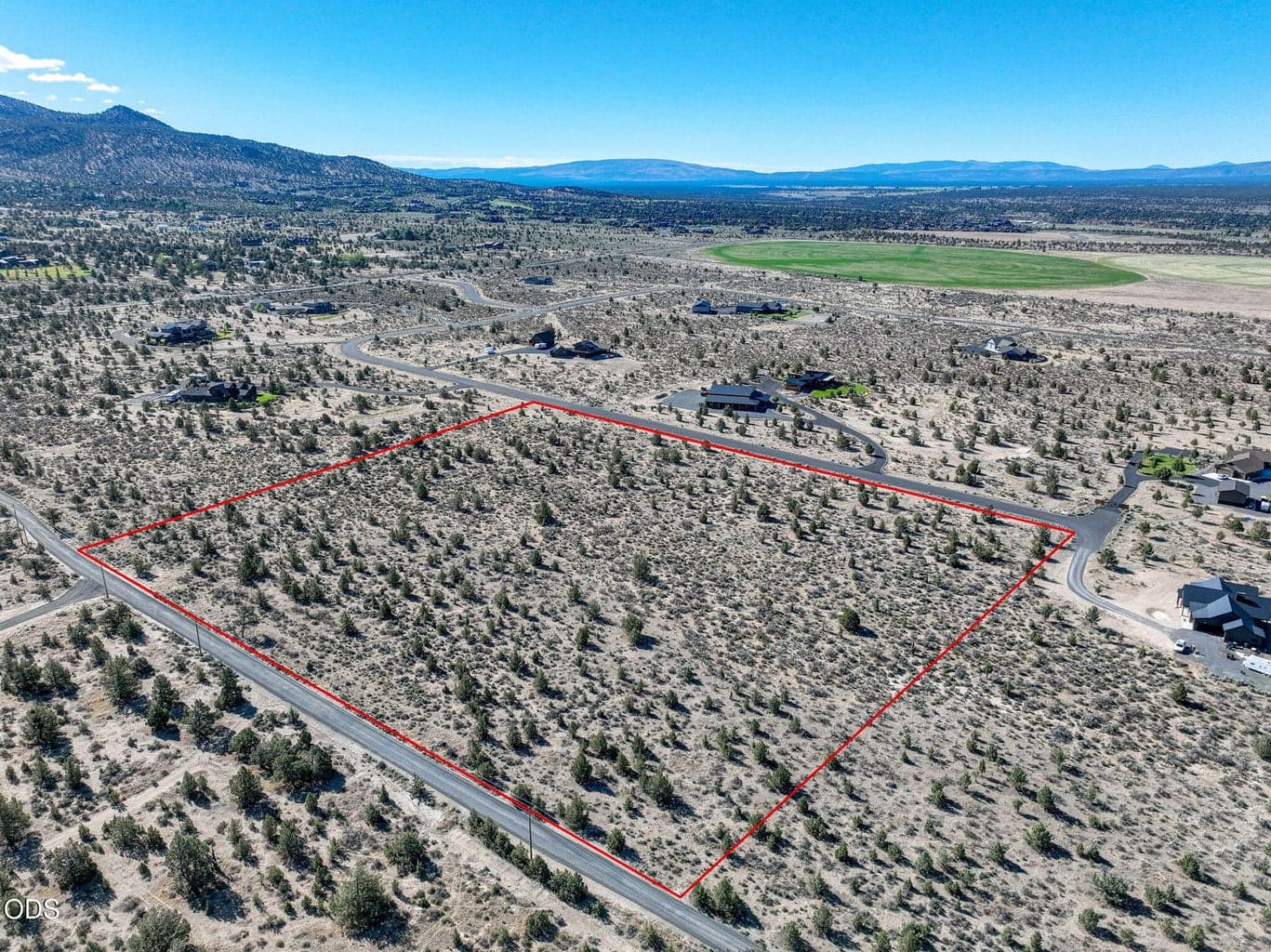 Views to the Southeast (lot lines are approximate)
