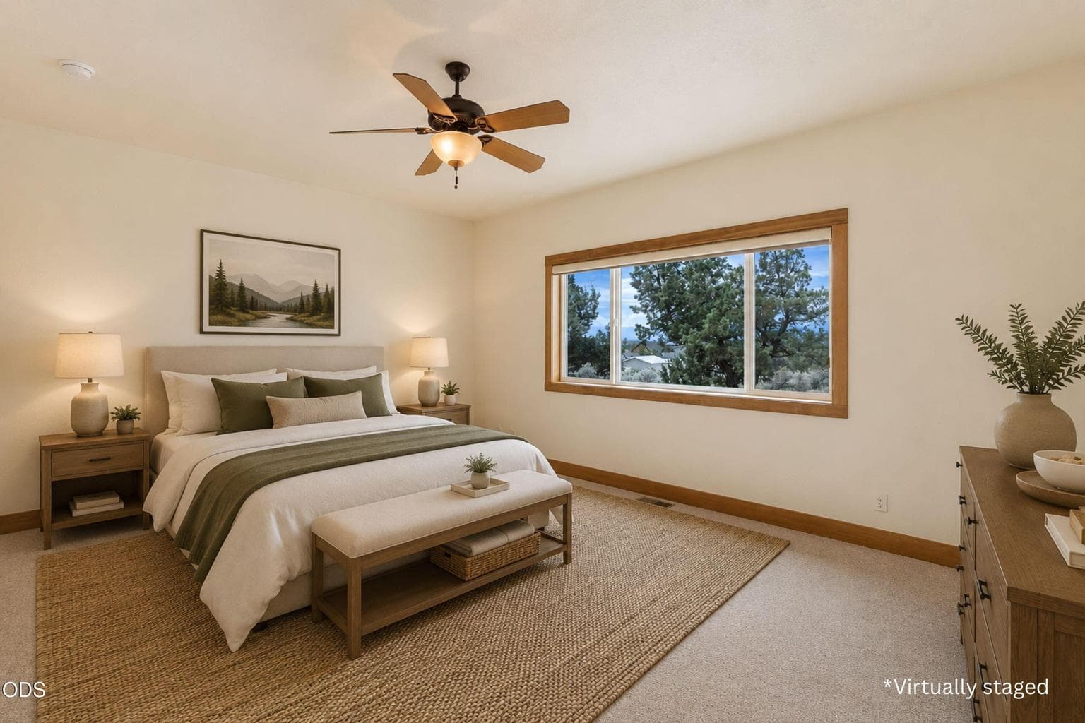 Primary bedroom suite