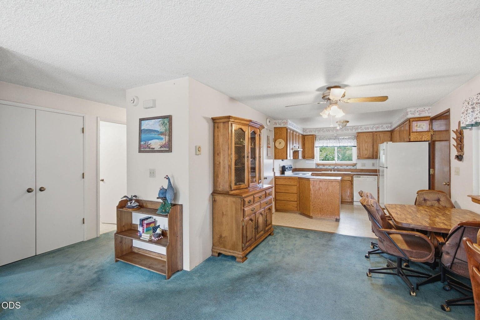 standing at front door