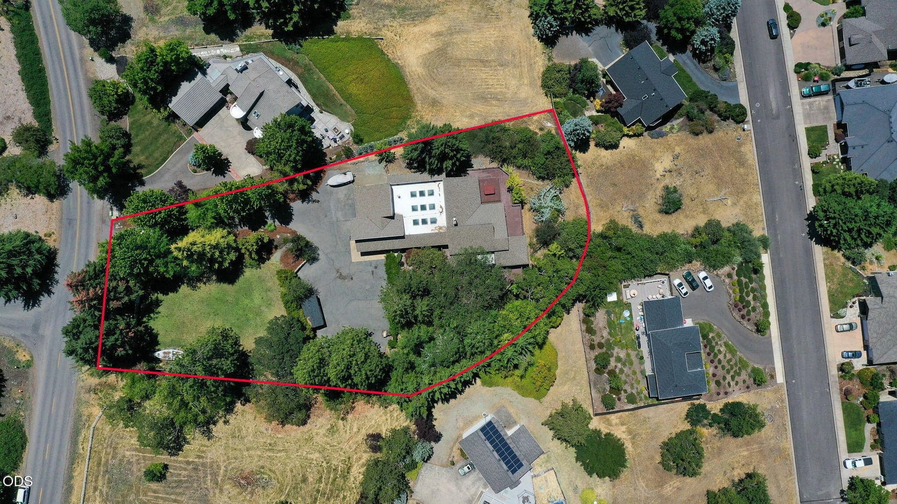 Not actual property lines, illustration only