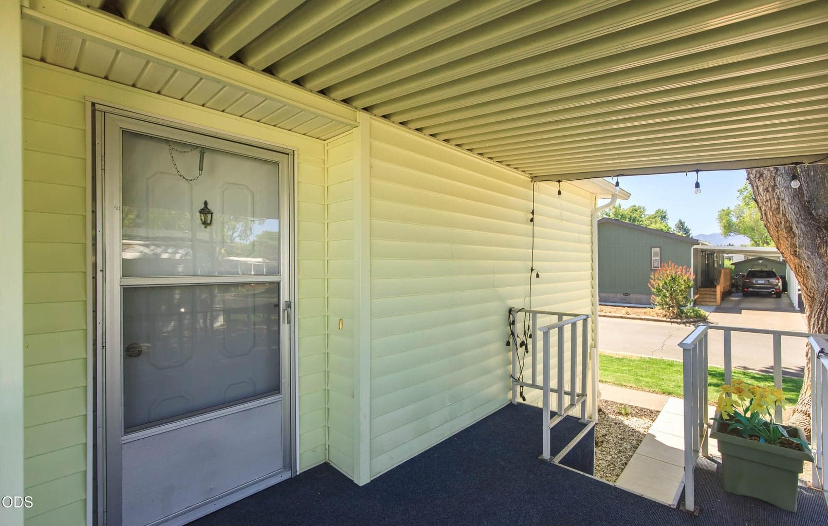 Front deck and front door