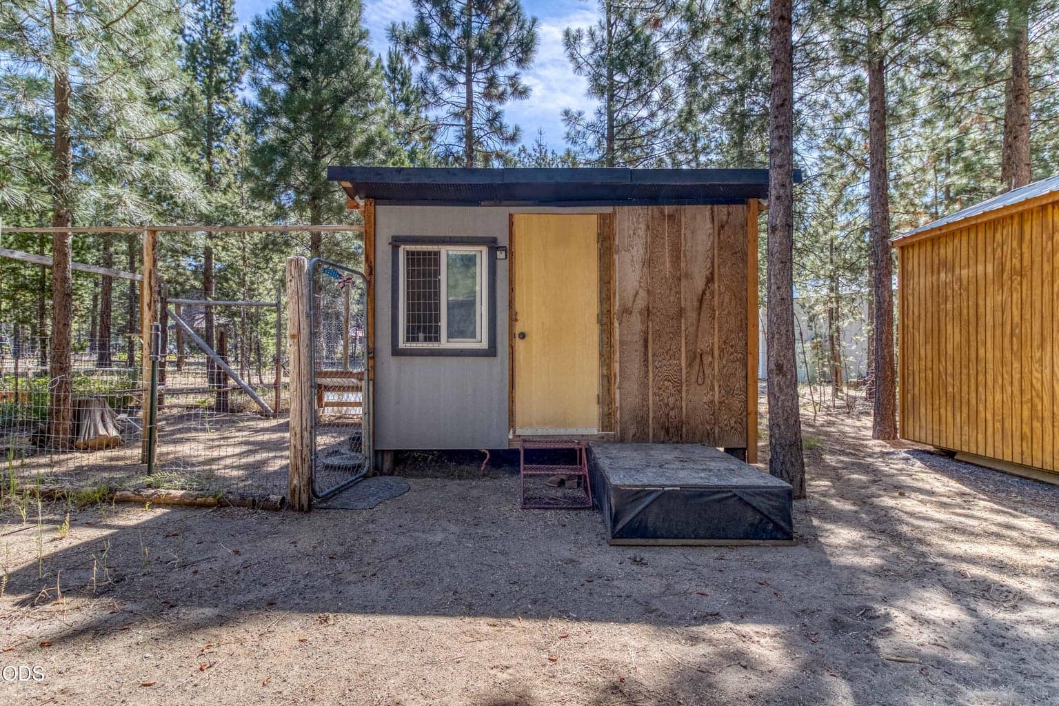 12 x 12 Chicken walk in chicken coop and fenced chicken yard