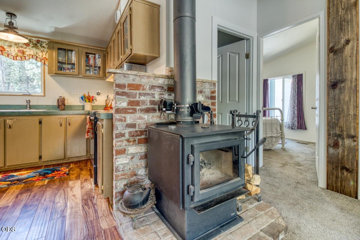 Efficent wood burning stove