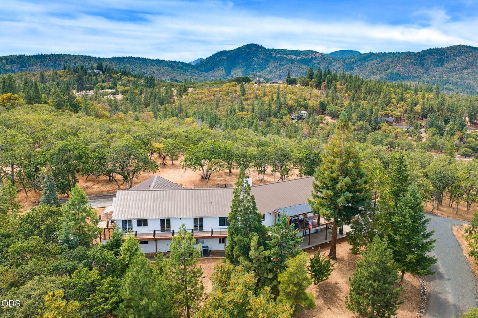 Nestled in the trees
