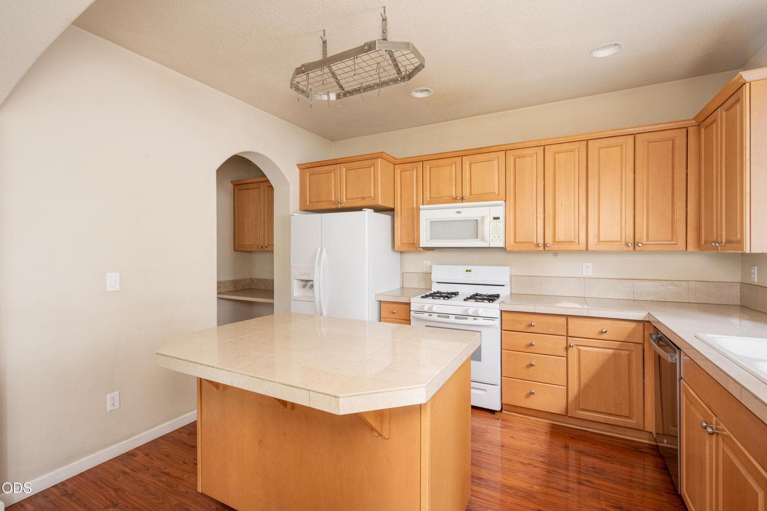 Beautiful wood cabinets throughout