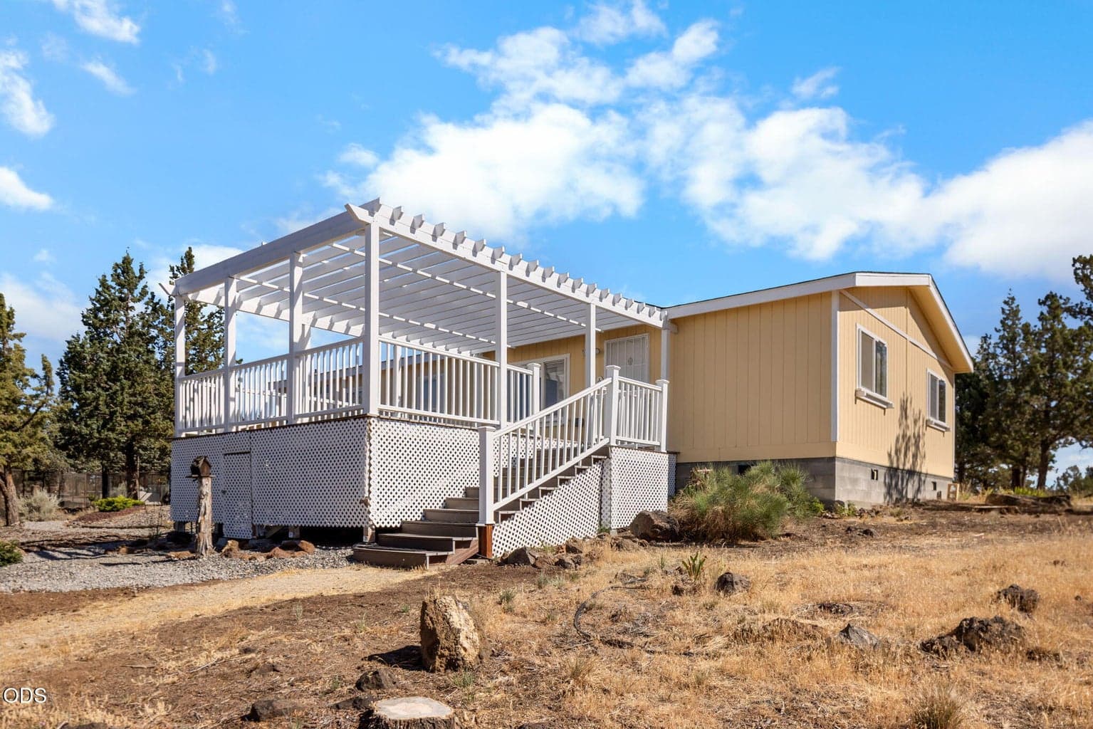 This deck faces the Rim and the Mtns