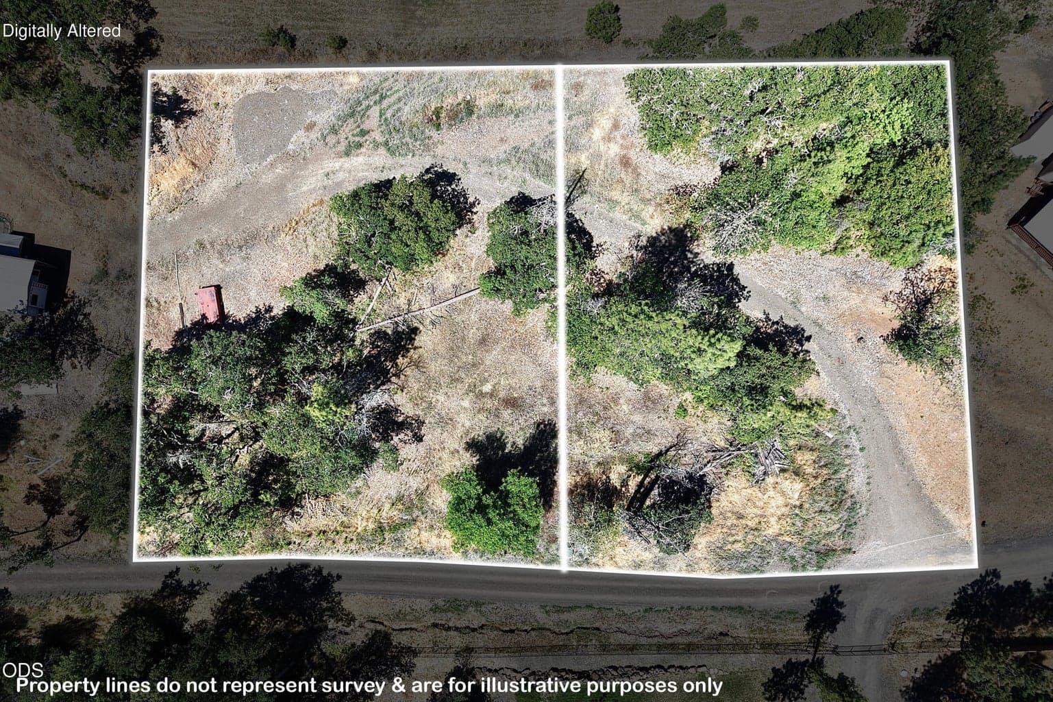 Property lines are approx. and for illustrative purposes only.