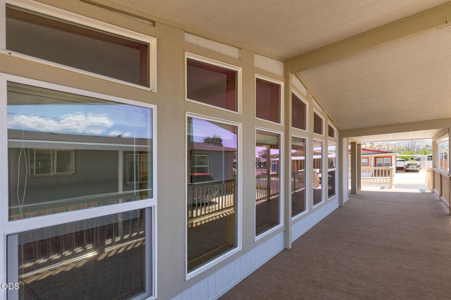 Large Windows provide a lot of Light
