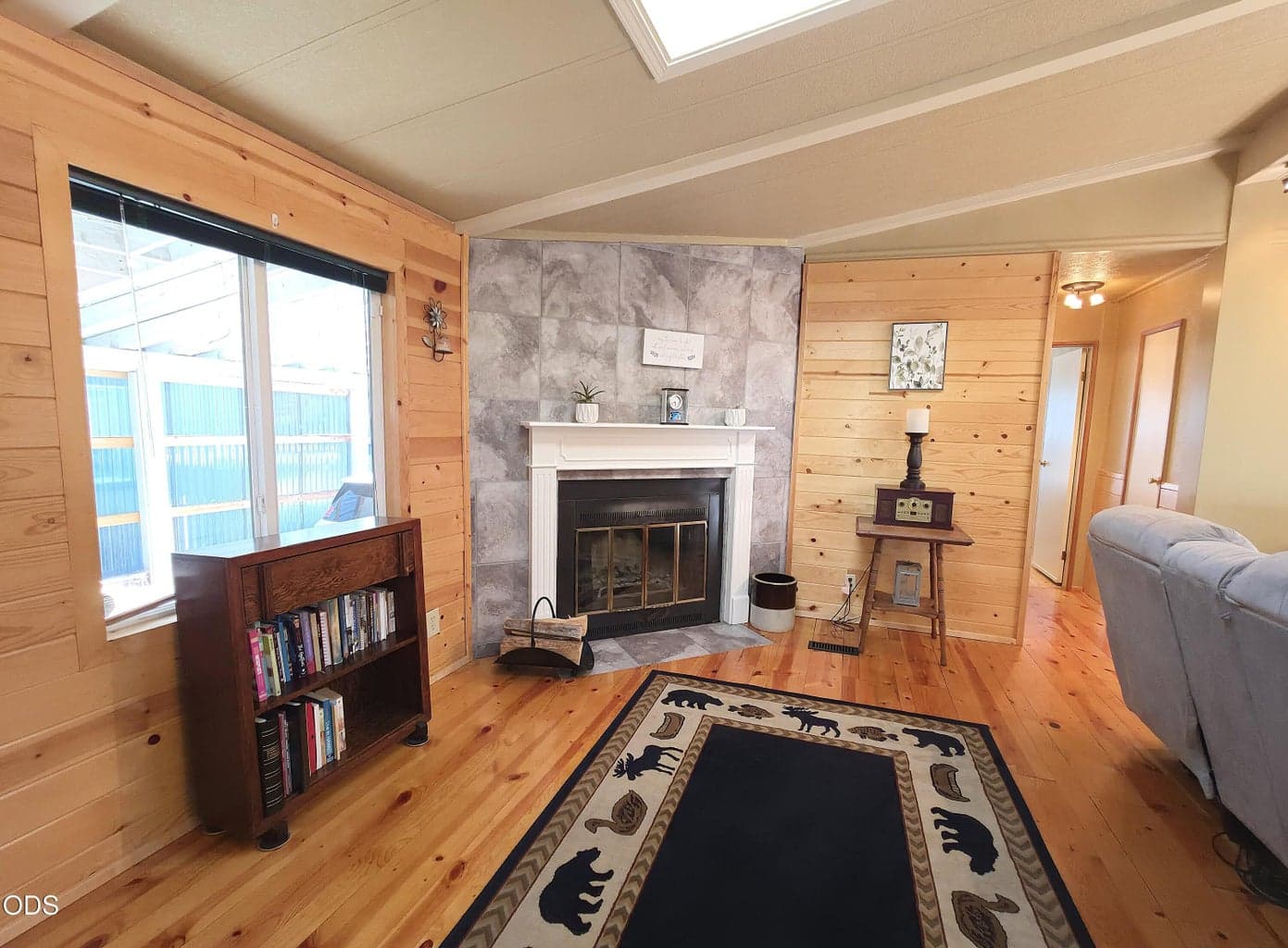 Wood burning fire place