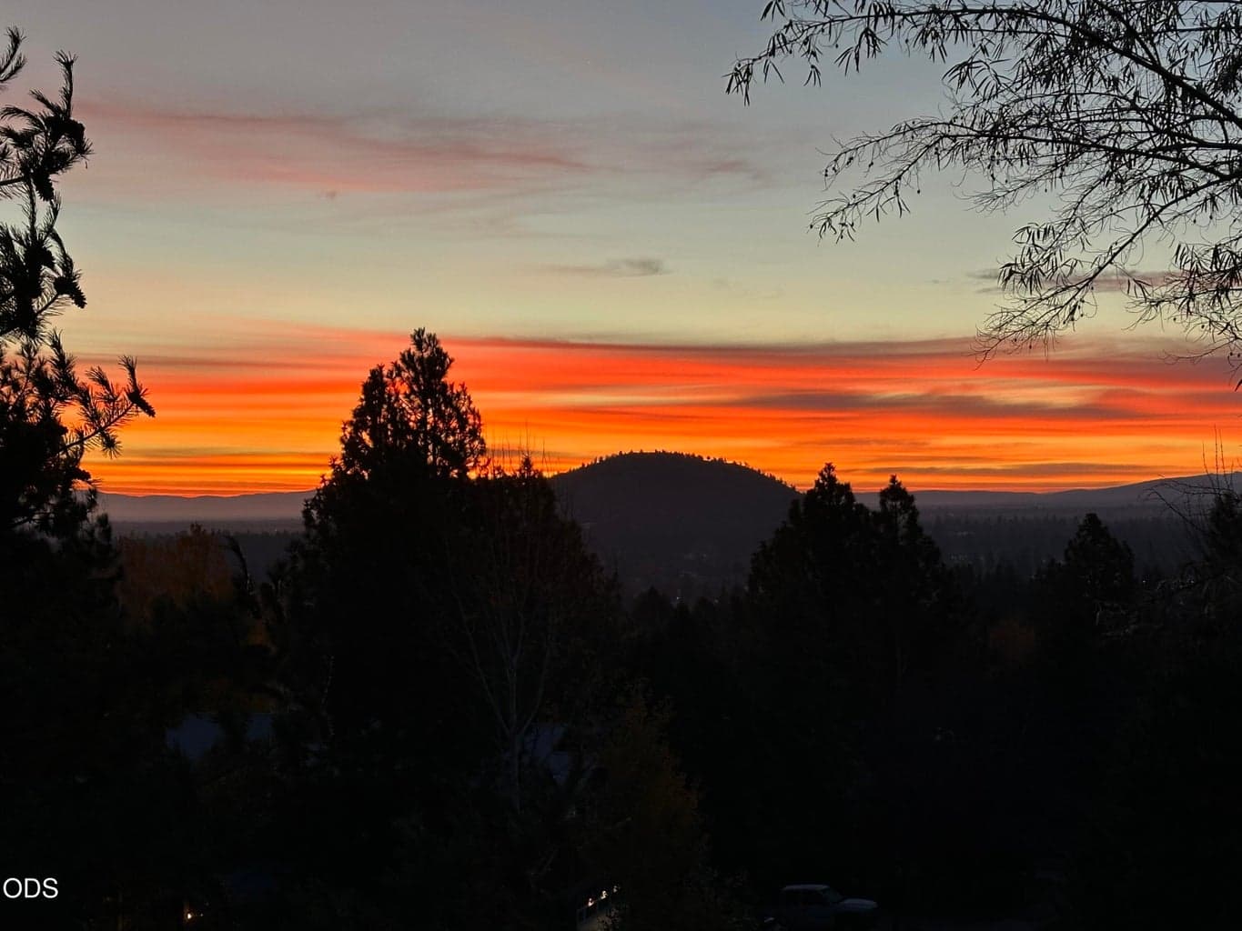 Sunrise from the front deck!