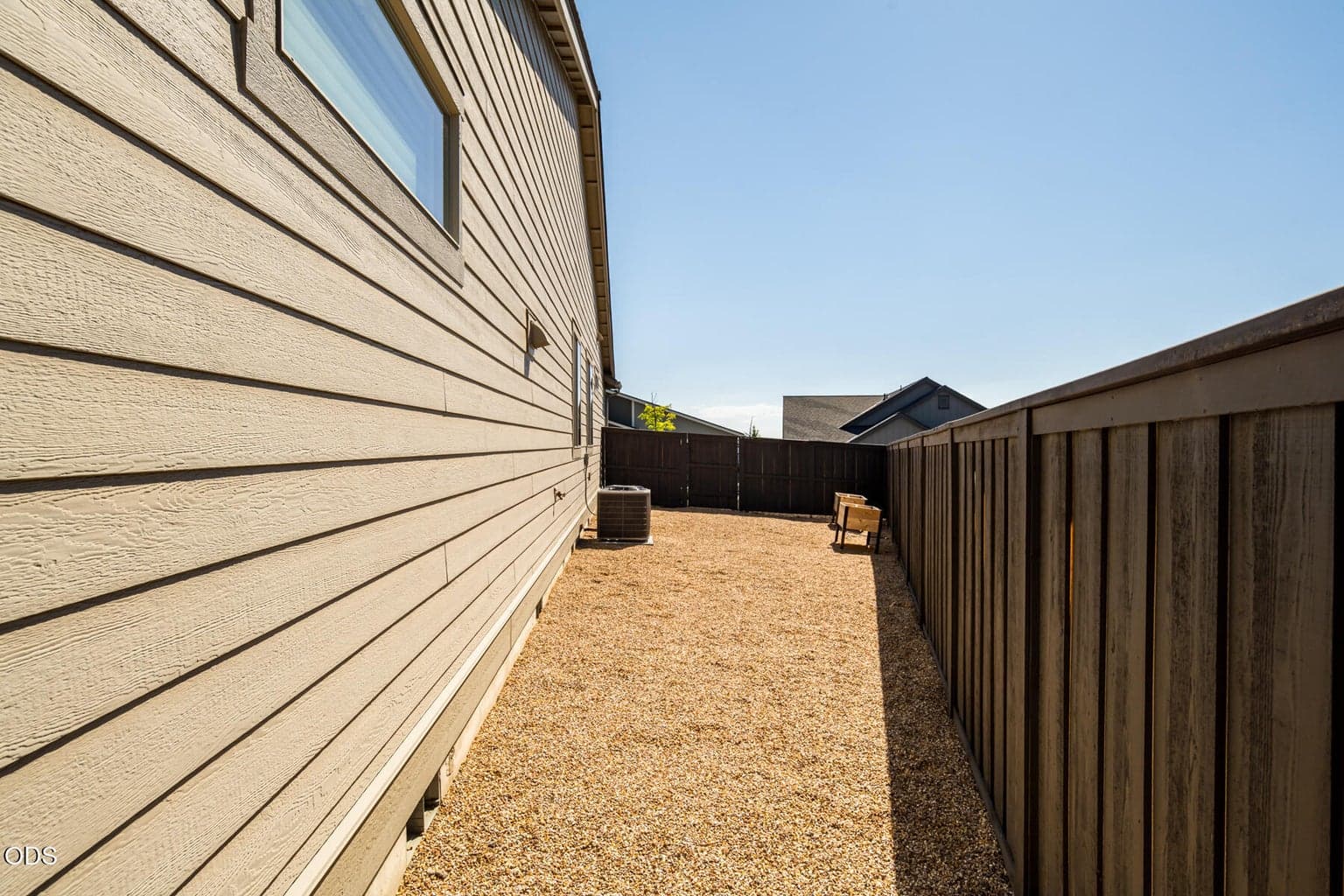 Side yard.