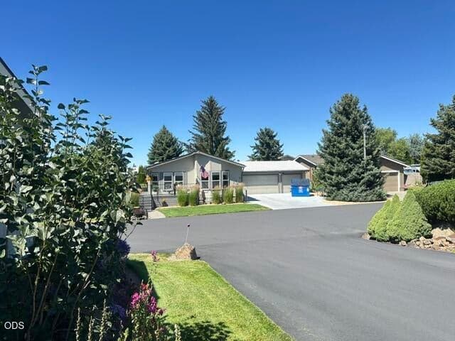 The lovely wide streets in Snowberry Village are newly paved.