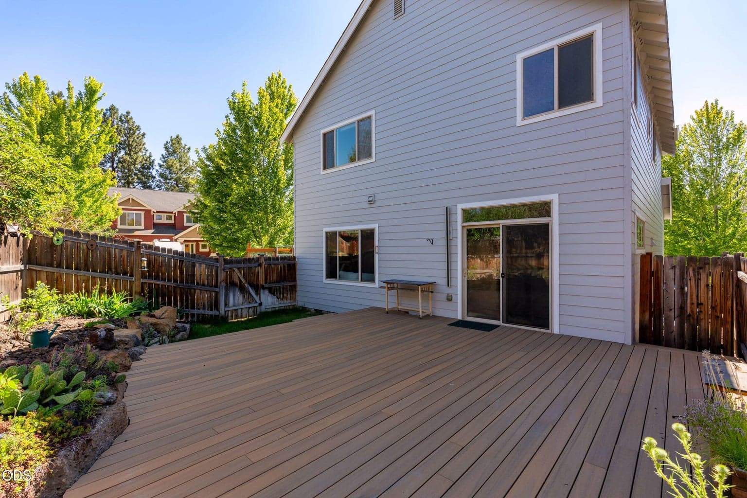 Large back deck