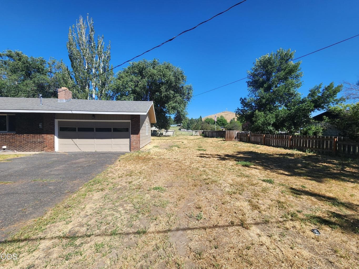 Side of home/parking