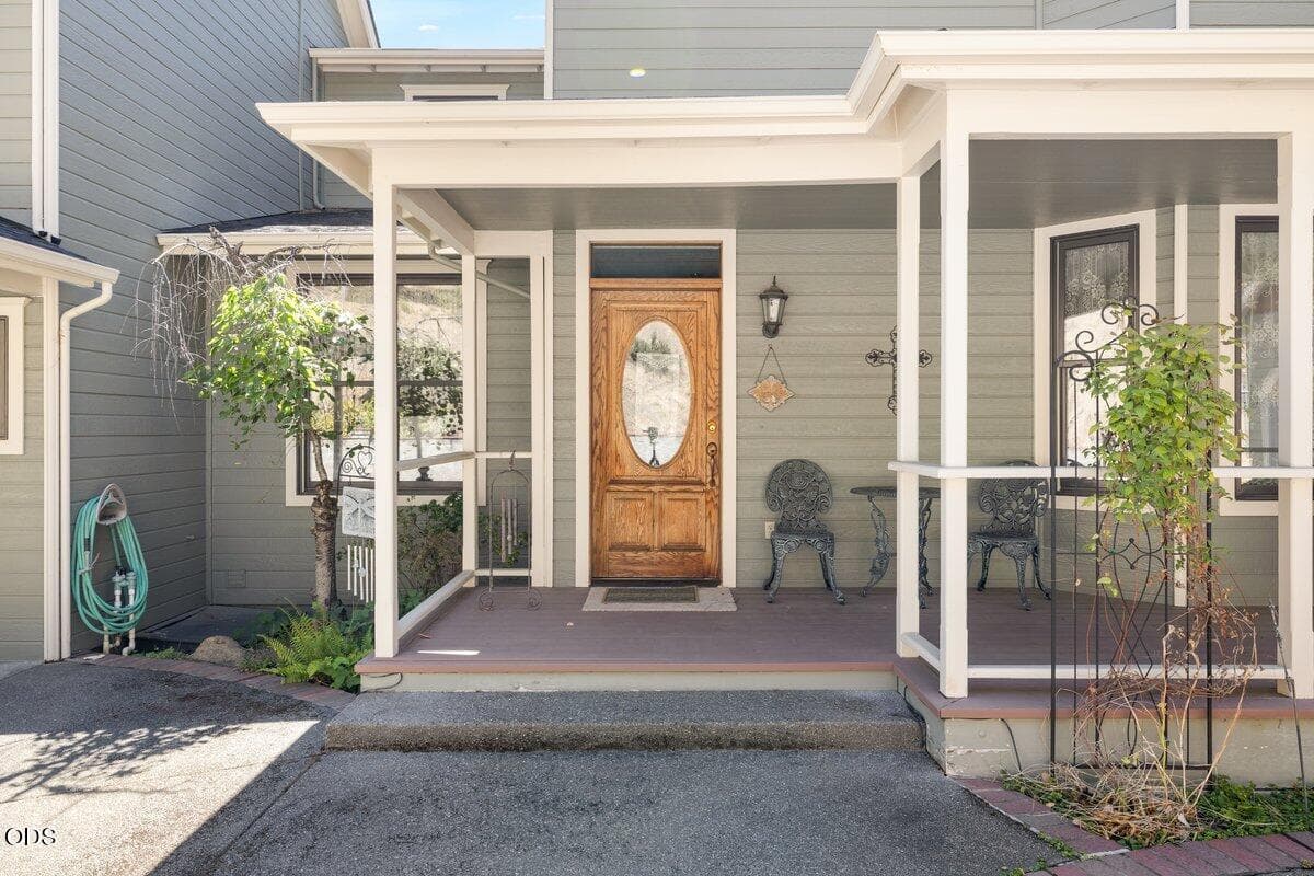 Main house entry