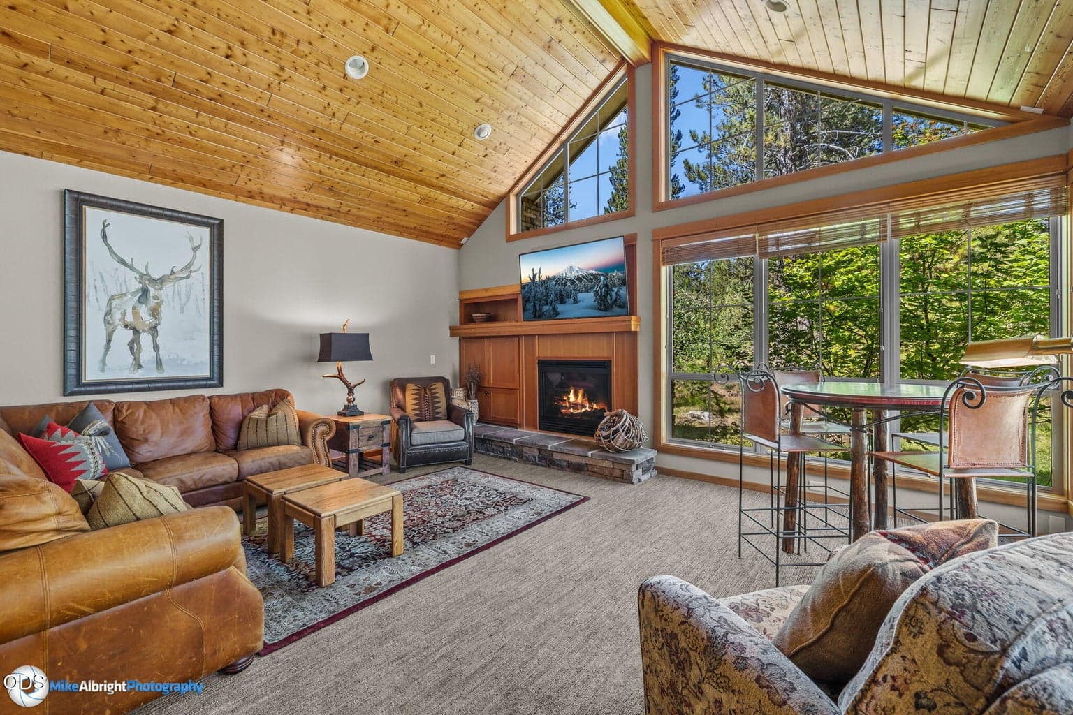 This Living Room is made for gathering - games, a good book, or a long nap