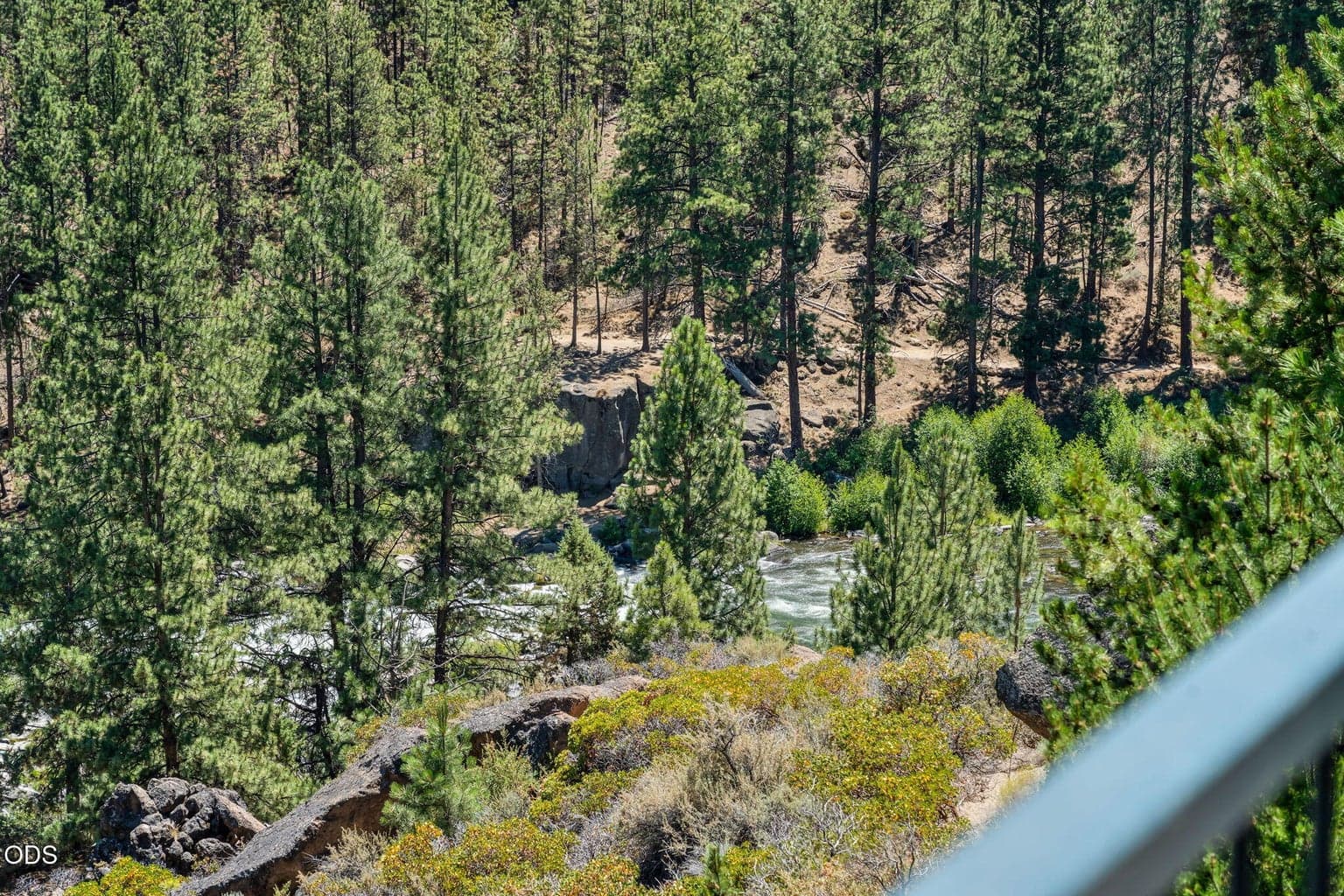 Listen to sound of the rapids as you breath in the fresh clean air!