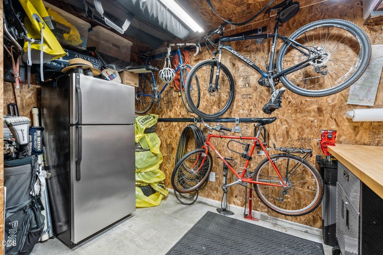 Off the carport -Enclosed workshop