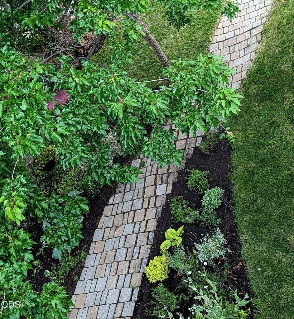Front paver walkway