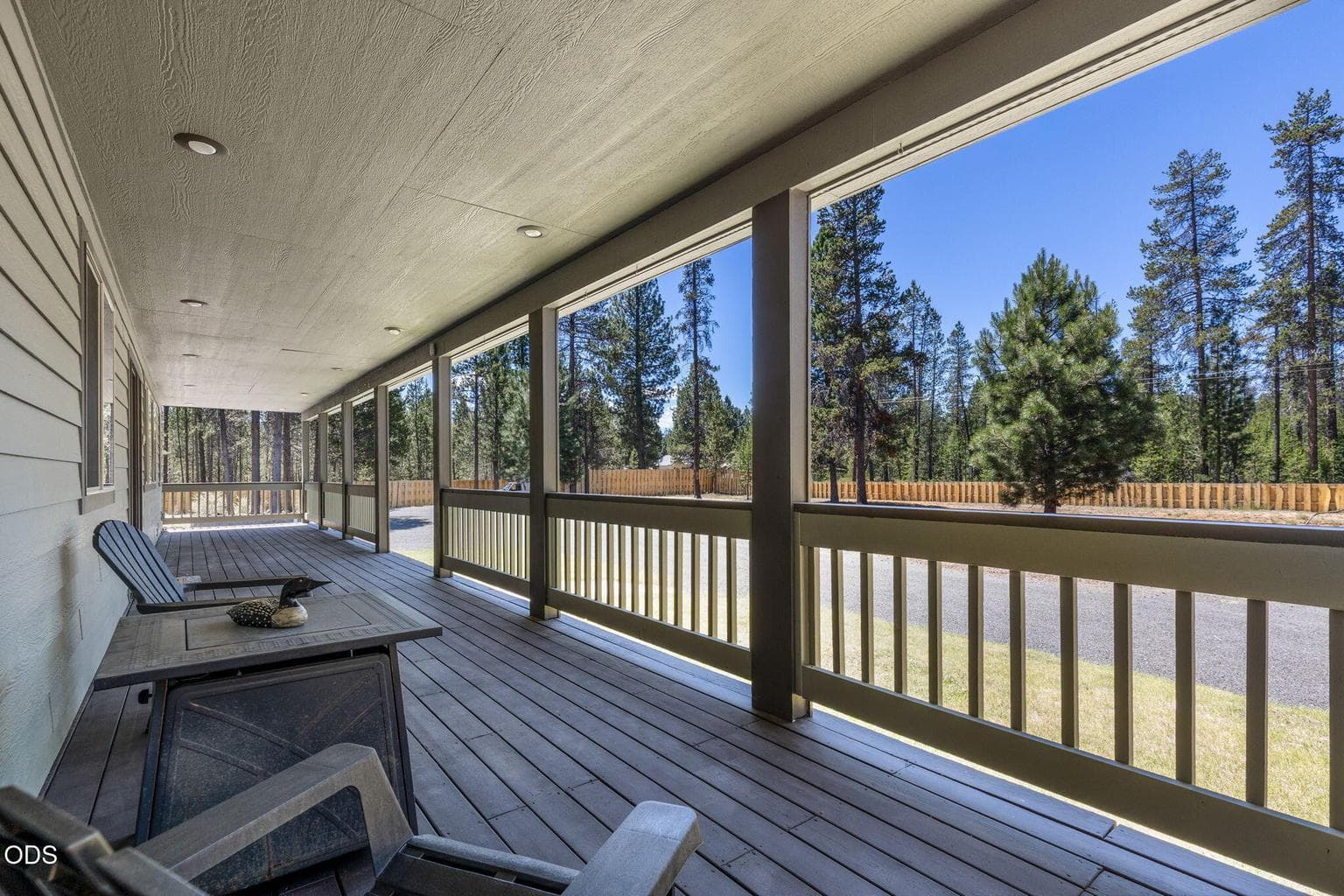 Covered front porch