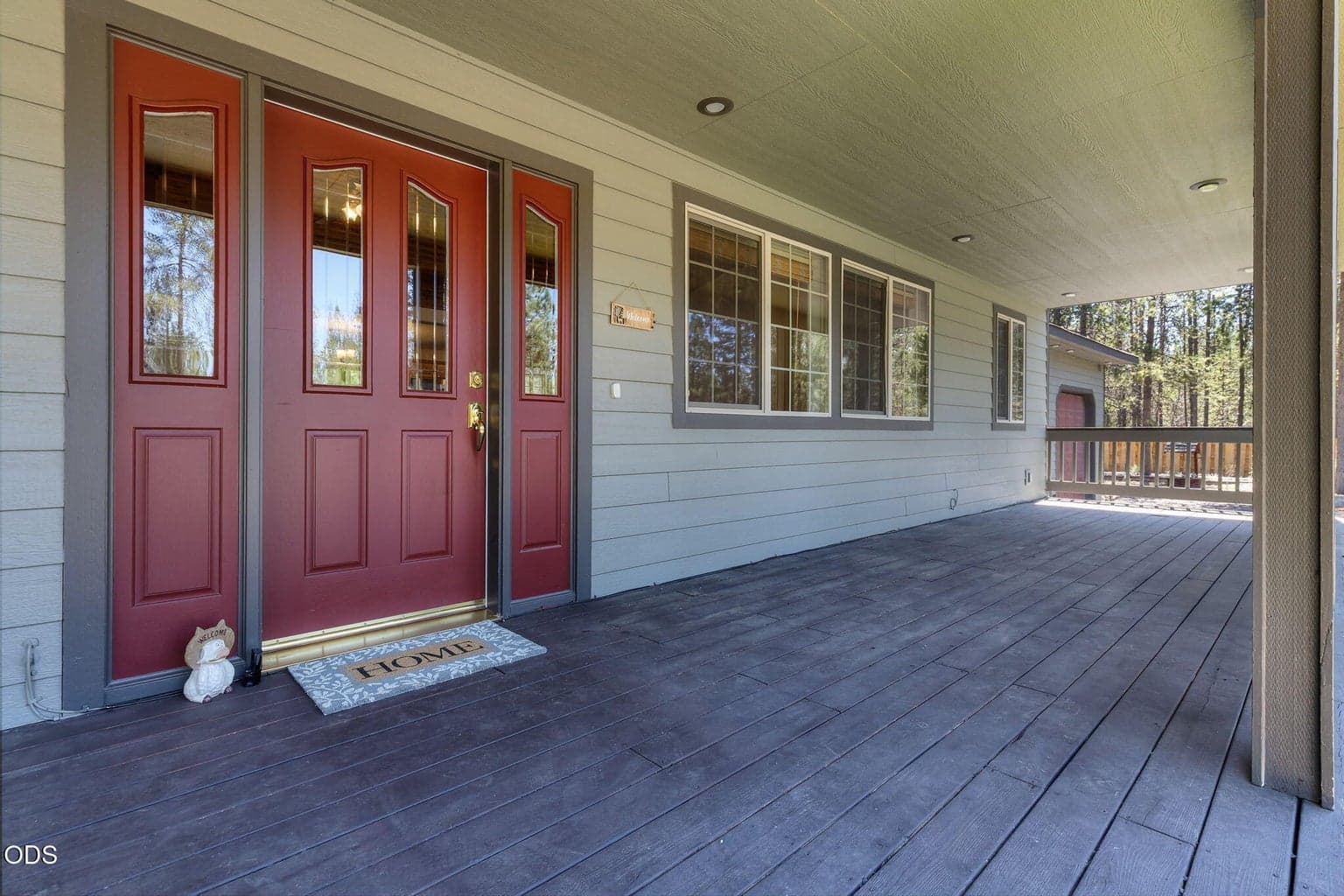 Covered front porch