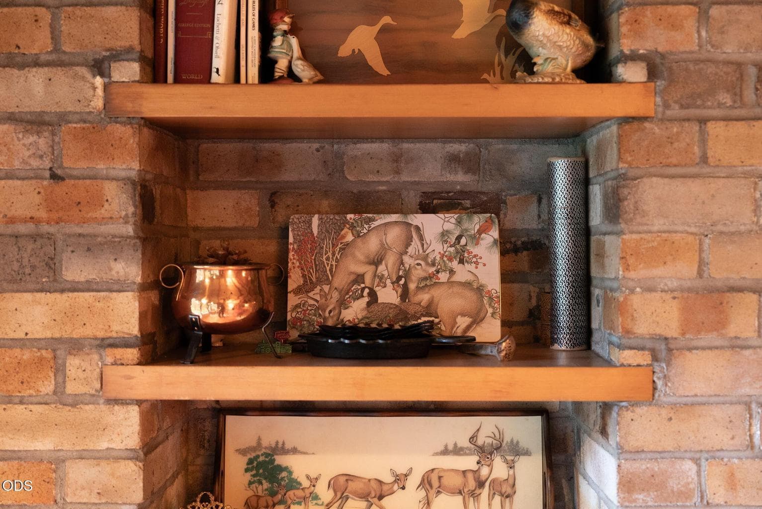 Main Cabin Fireplace.