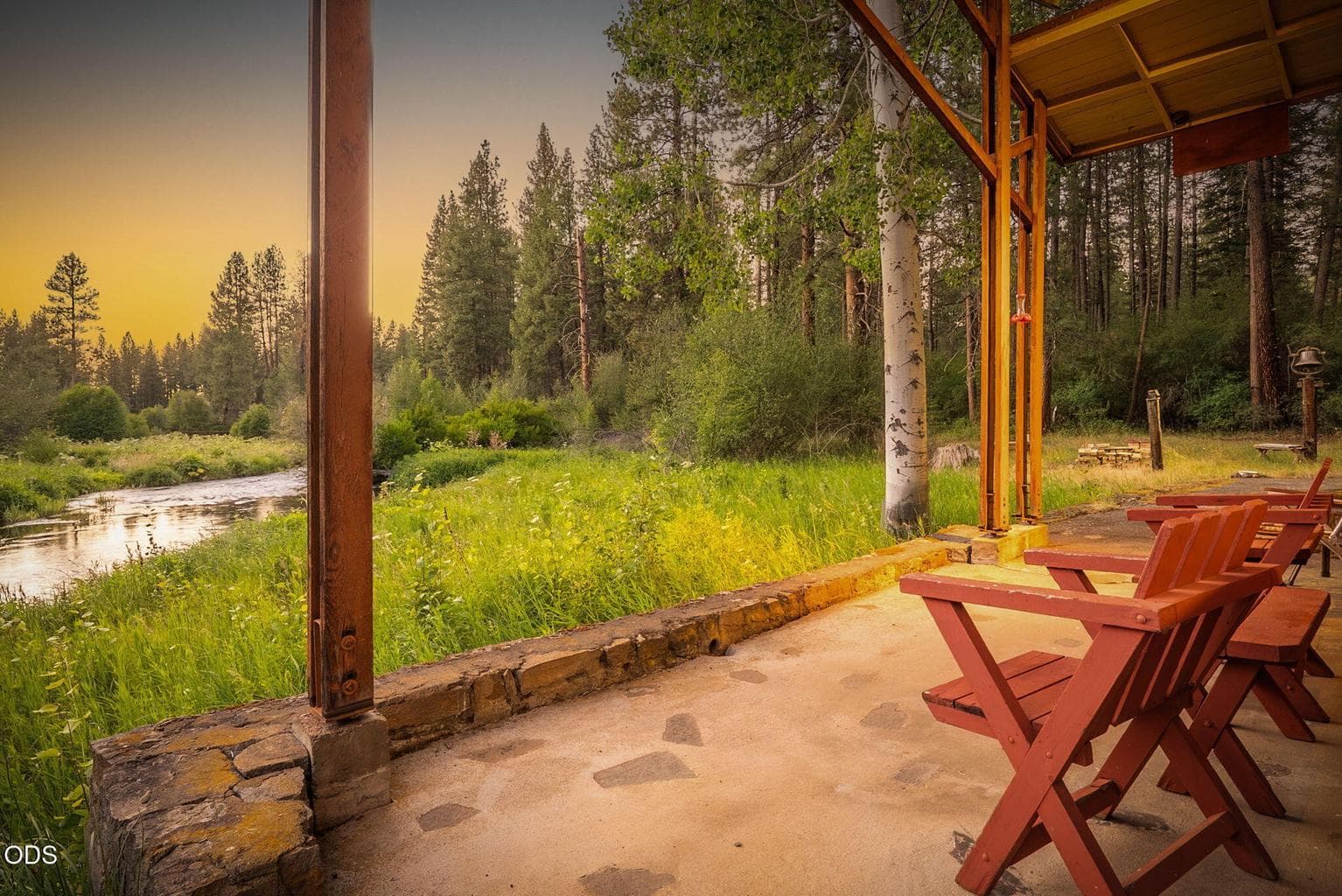 Cabin Views Toward Island Springs.