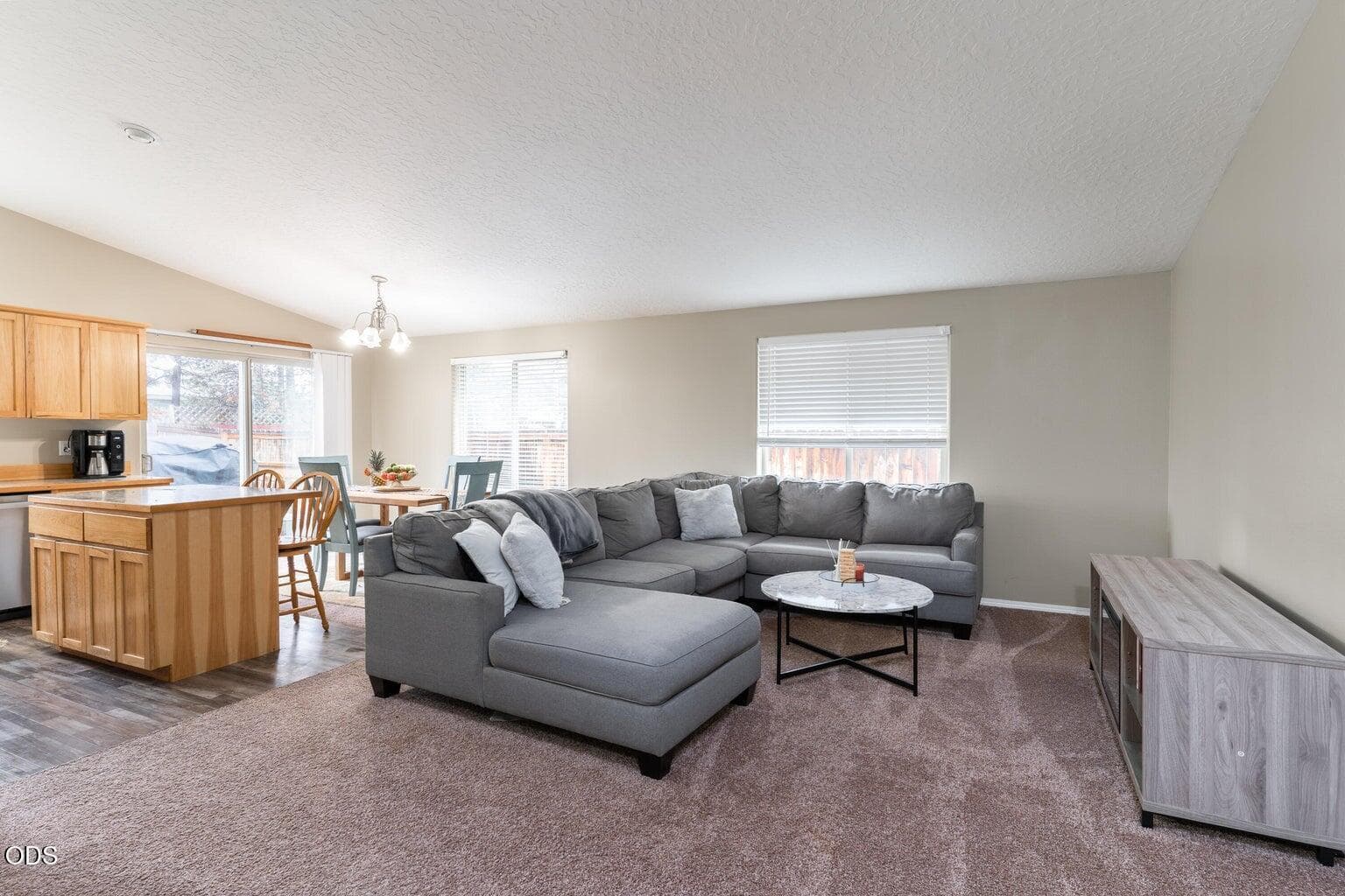 Open concept living.
