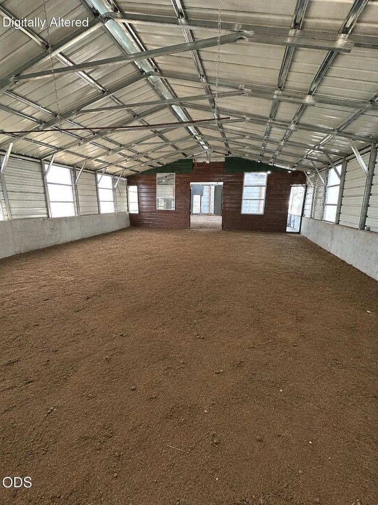 AI Generated photo of inside of shop cleared out