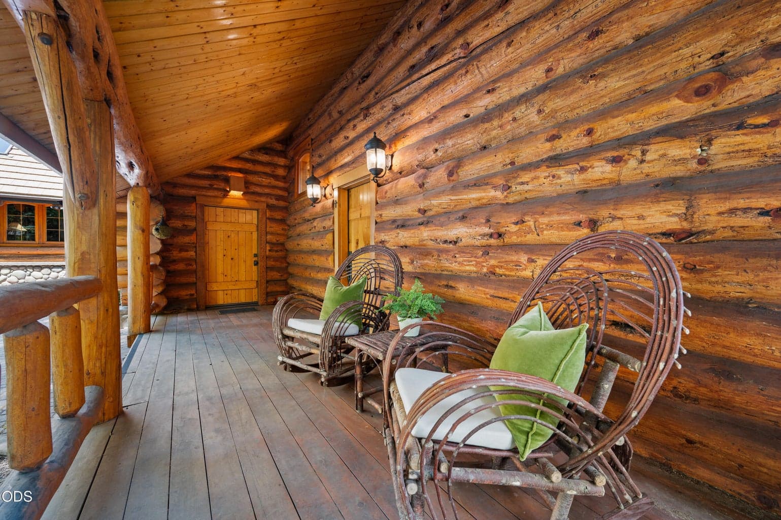 The home has multiple spots to enjoy the 3,000 sf of decking.