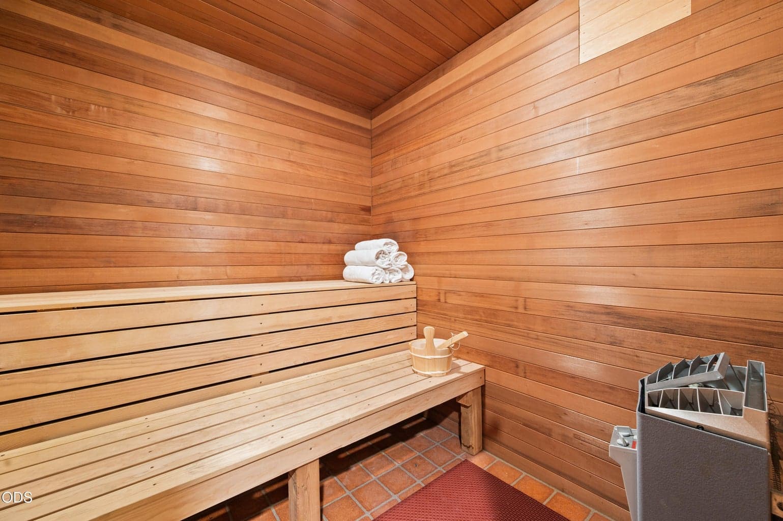 The finished basement includes a sauna, office/flex space, large storage room, 2nd laundry room, and a bathroom.
