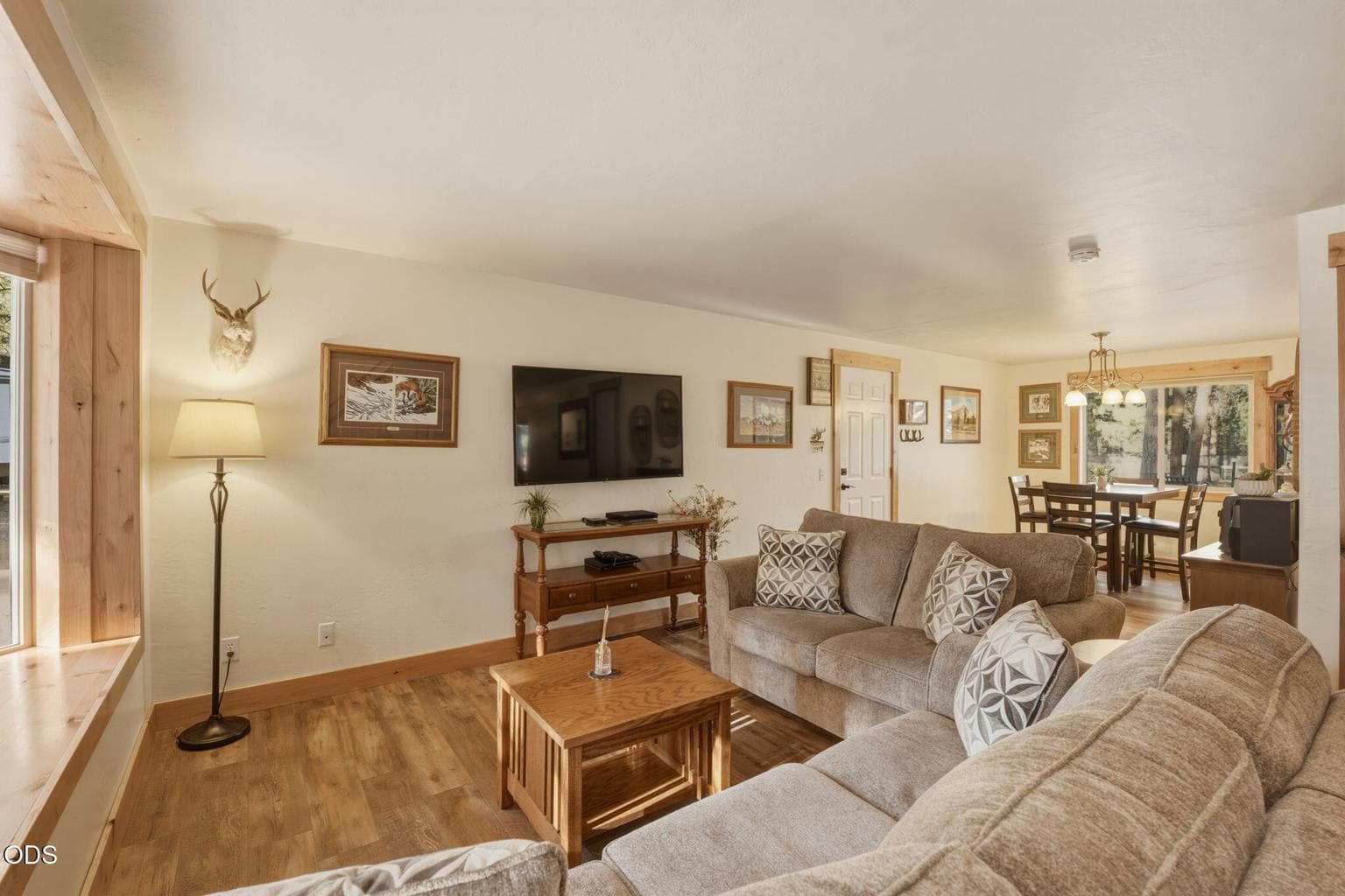 Front living room with bay window