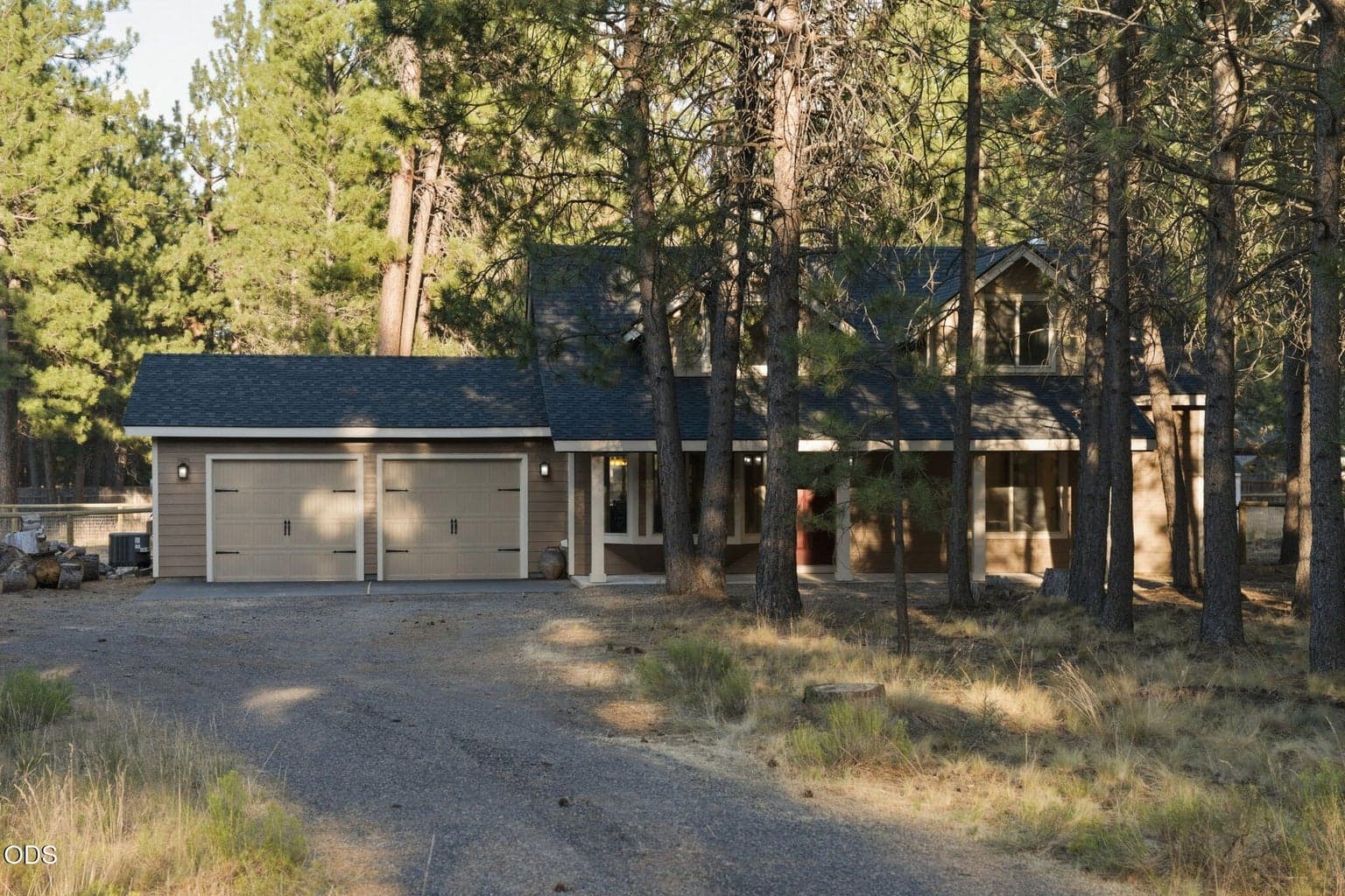 0.58 acre lot with natural landscape and pine tress