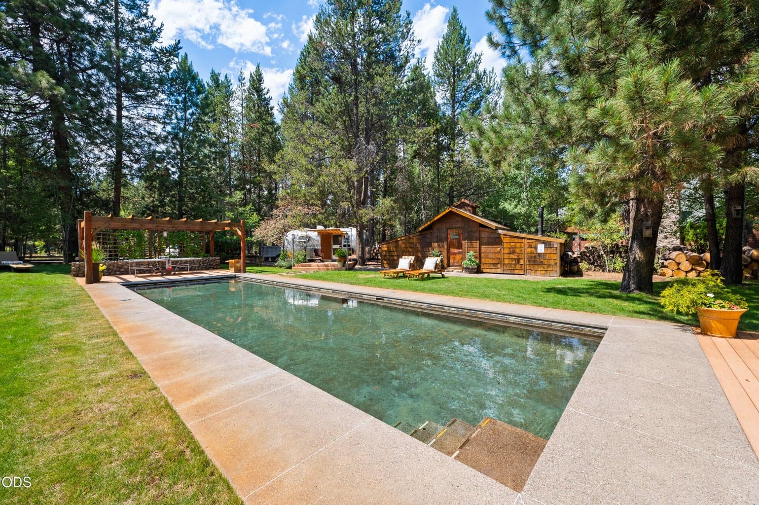 Retreat to the private lap pool for a refreshing swim.