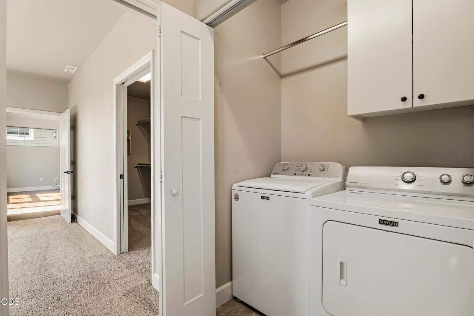 Laundry in primary suite