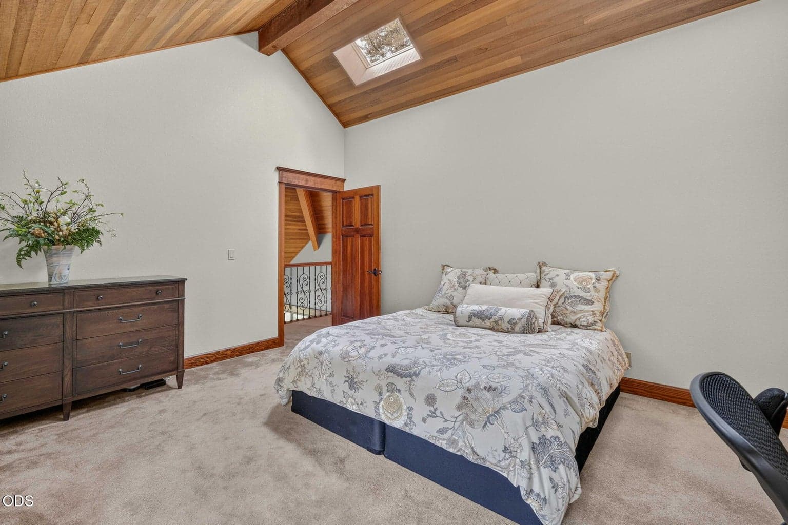 Spacious upper primary suite.