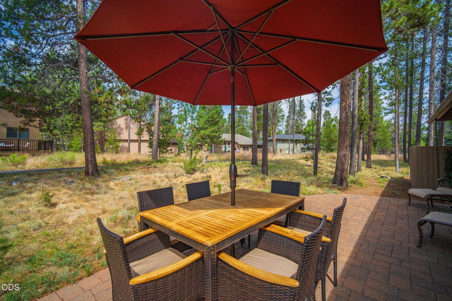 Sun filled patio expands your living and dining footprint to the outdoors.