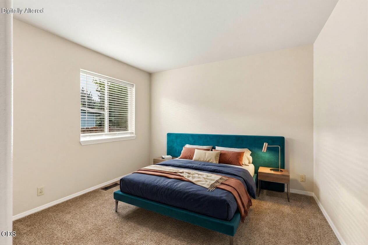 2nd bedroom, virtually staged