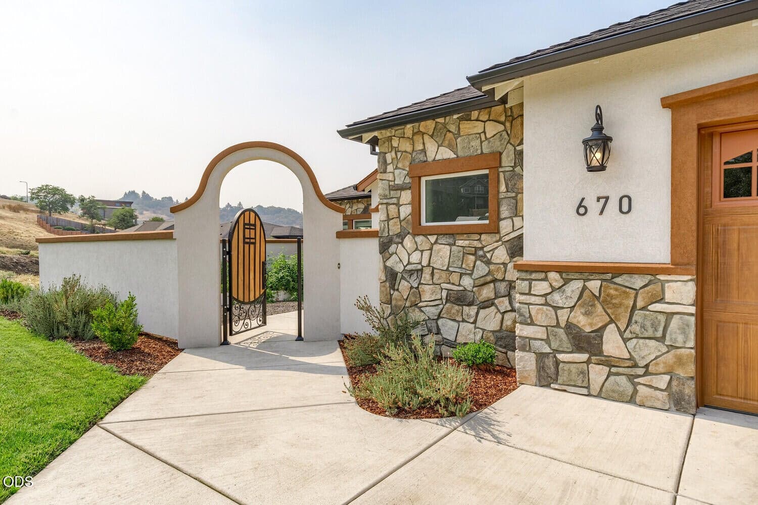 Gated entrance